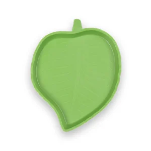 Mangeoire tortue feuille verte