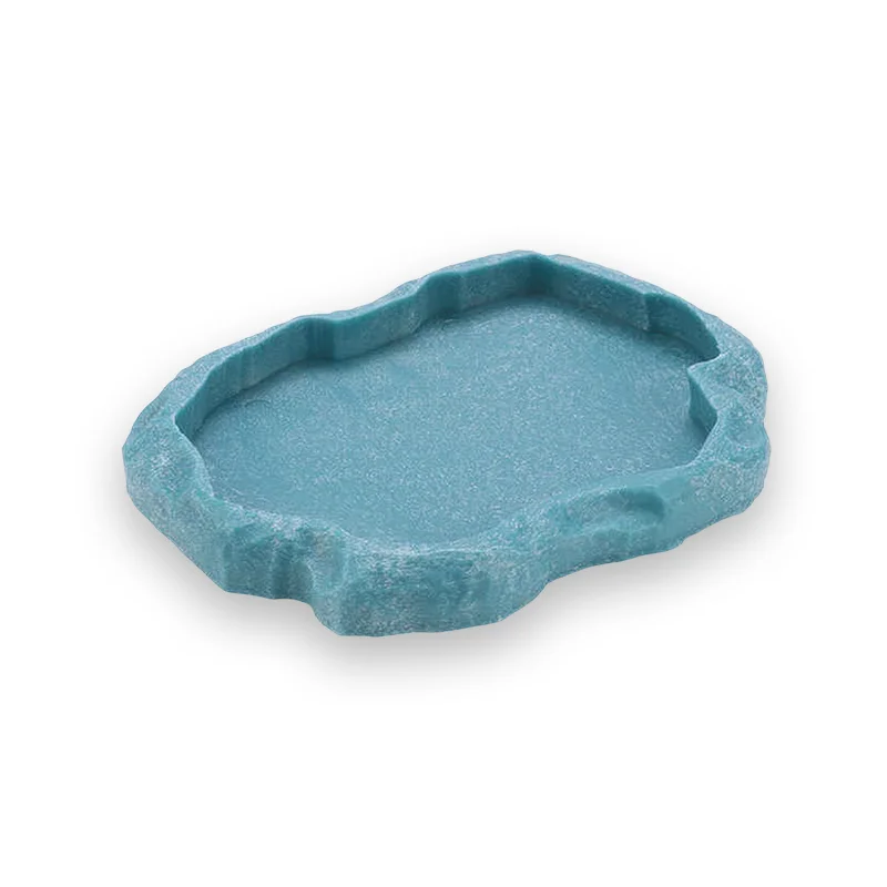 Gamelle tortue en forme de roche