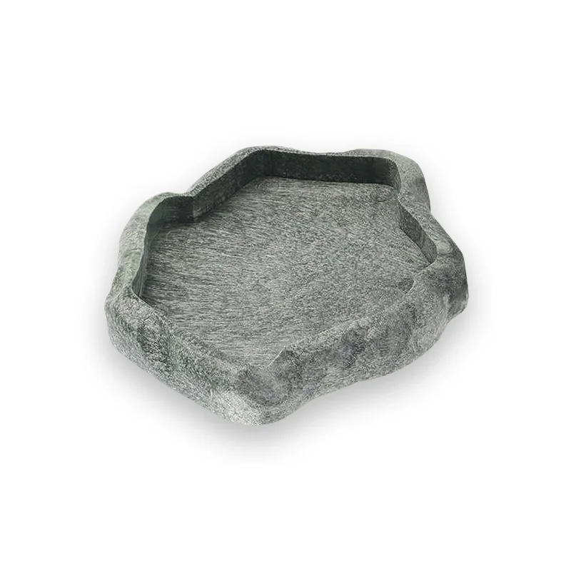 Gamelle tortue simulation roche