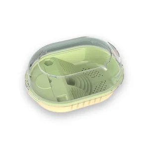 Aquarium tortue avec plage d'alimentation
