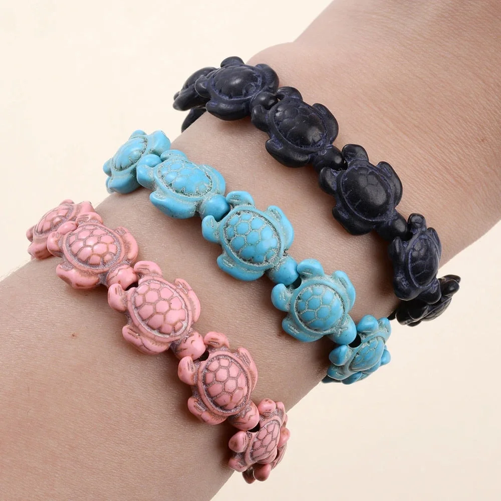Bracelet Tortue Honu en résine naturelle