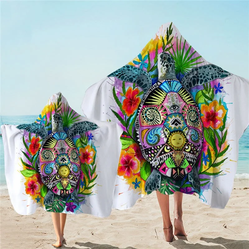 Poncho Tortue Coloré