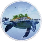 Serviette de Plage Tortue Ronde - Island