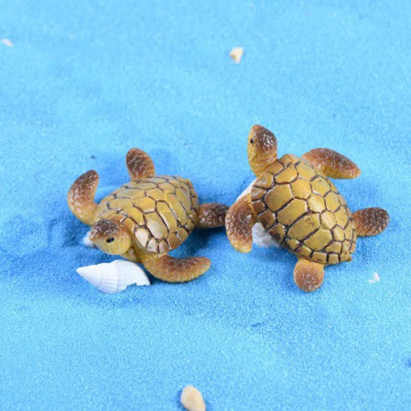 Détails de la Figurine Tortue effet Bois
