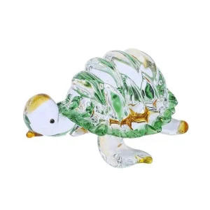 Figurine Tortue en Verre Cristal
