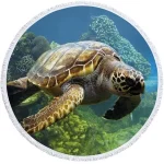 Serviette de Plage Tortue Ronde - Caretta