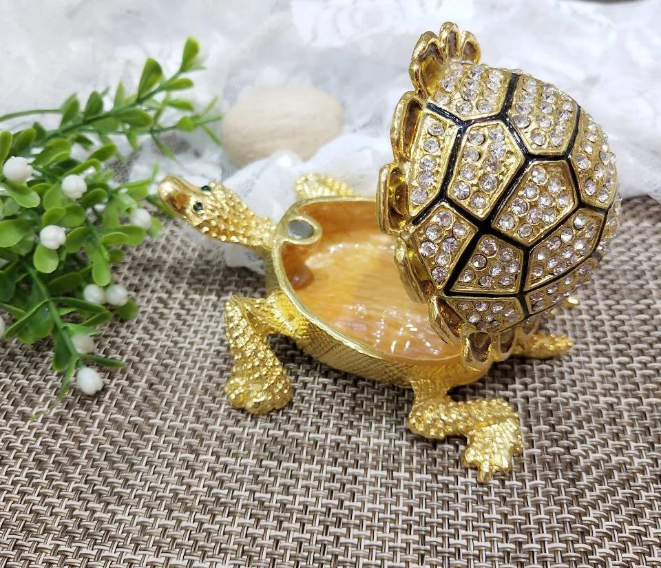 Boite à Bijoux Tortue - Strass – Image 4