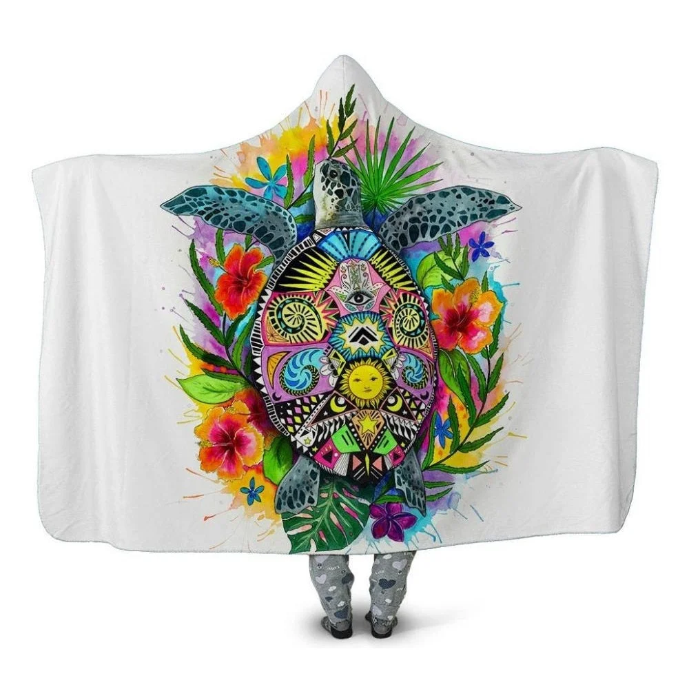 Poncho Tortue Coloré
