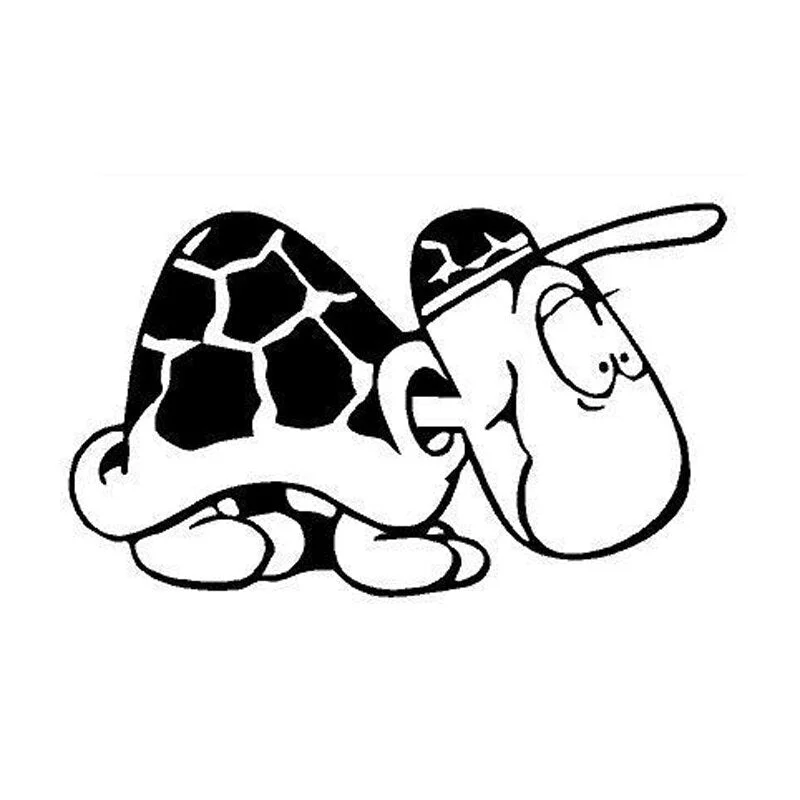 Autocollant Tortue Auto