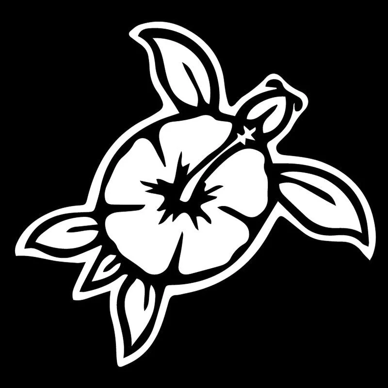 Sticker Tortue Voiture - Aloha en Action