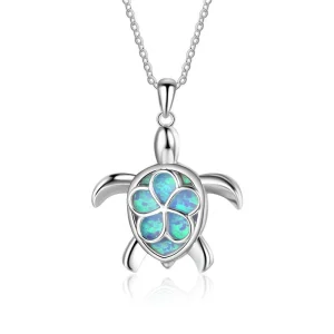 Pendentif Tortue - Fleur