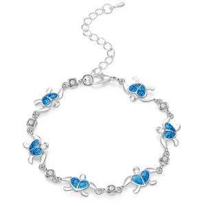 Bracelet Tortue - Carapace cœur