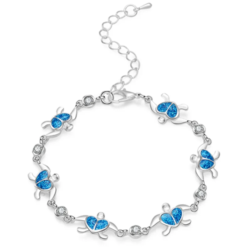 Bracelet Tortue - Carapace Cœur