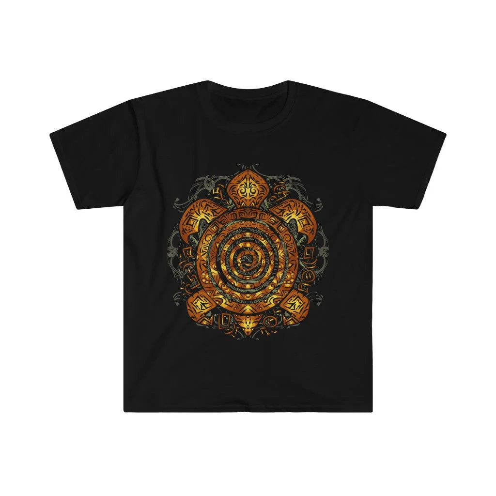Détails du T-shirt Tortue Motif Maya