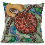 Housse Coussin Tortue - Impressionnisme