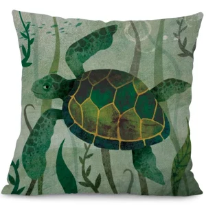Housse Coussin Tortue - Kawaii