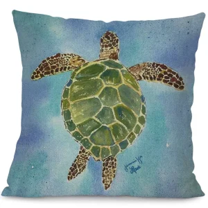 Housse Coussin Tortue - Aquarelle