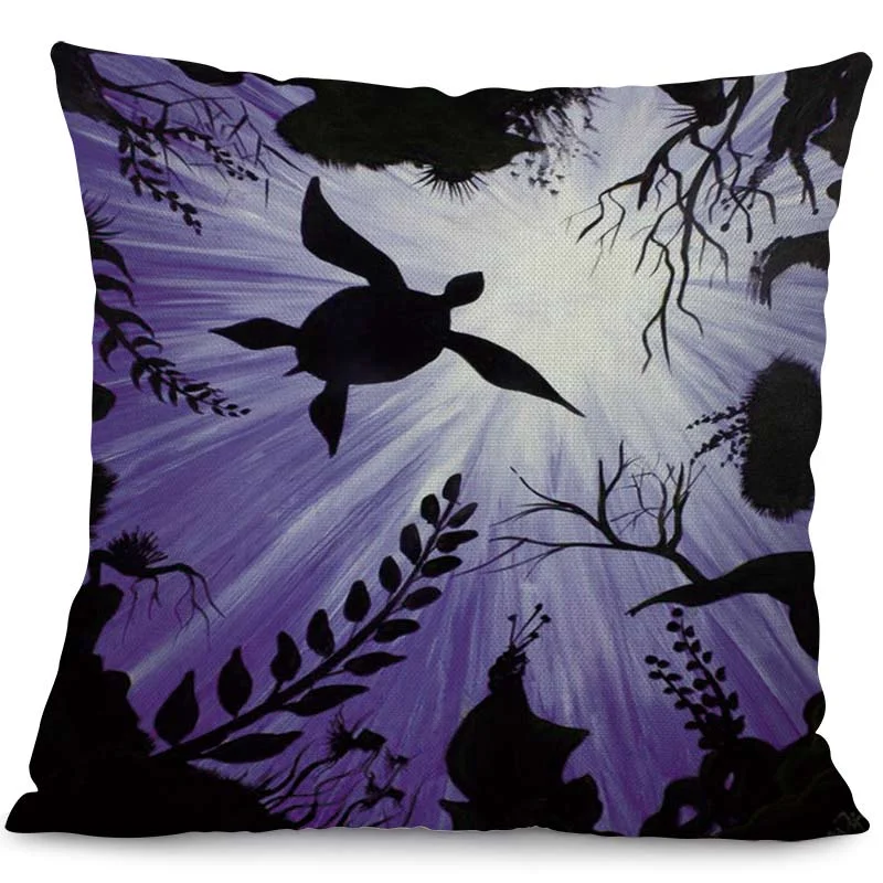 Housse Coussin Tortue