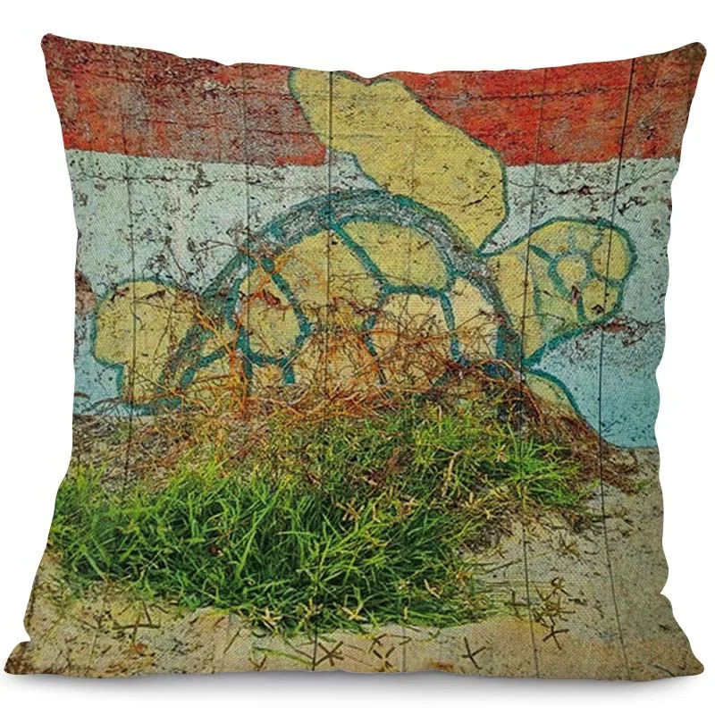 Housse Coussin Tortue Charpente vue 1