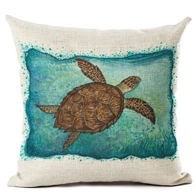 Housse Coussin Tortue - Esquisse