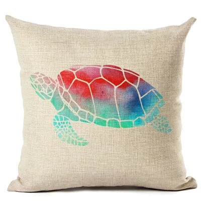 Housse de Coussin Tortue Flash