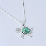 Pendentif Tortue - Mer Verte