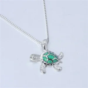 Pendentif Tortue - Mer Verte