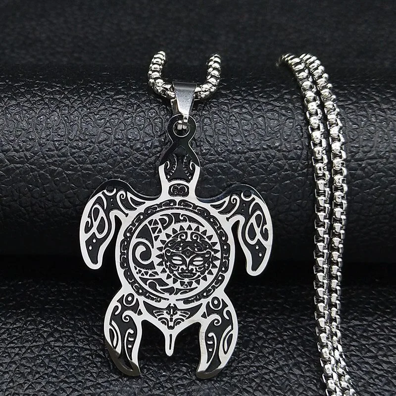 Pendentif Tortue Polynésienne Détail