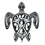 Tatouage Temporaire Tortue - Tribal