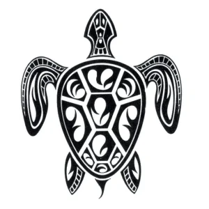 Tatouage Temporaire Tortue - Tribal