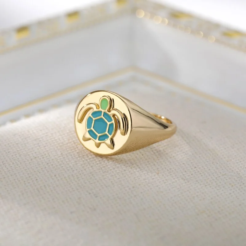Bague Tortue - Chevalière – Image 6