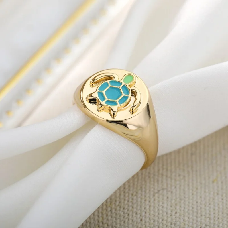 Bague Tortue - Chevalière – Image 2