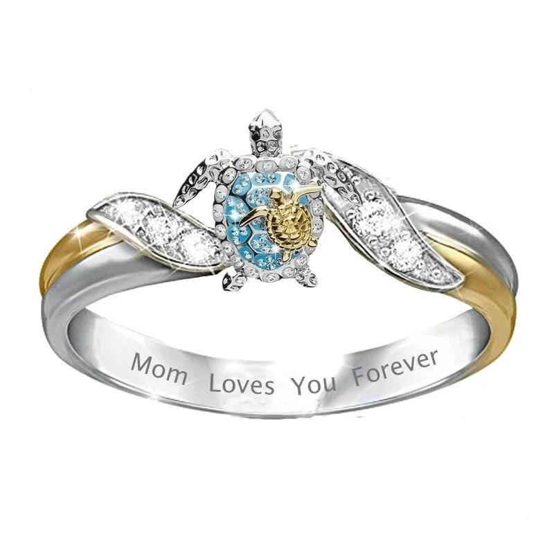 Bague Tortue - Maman je t'aime