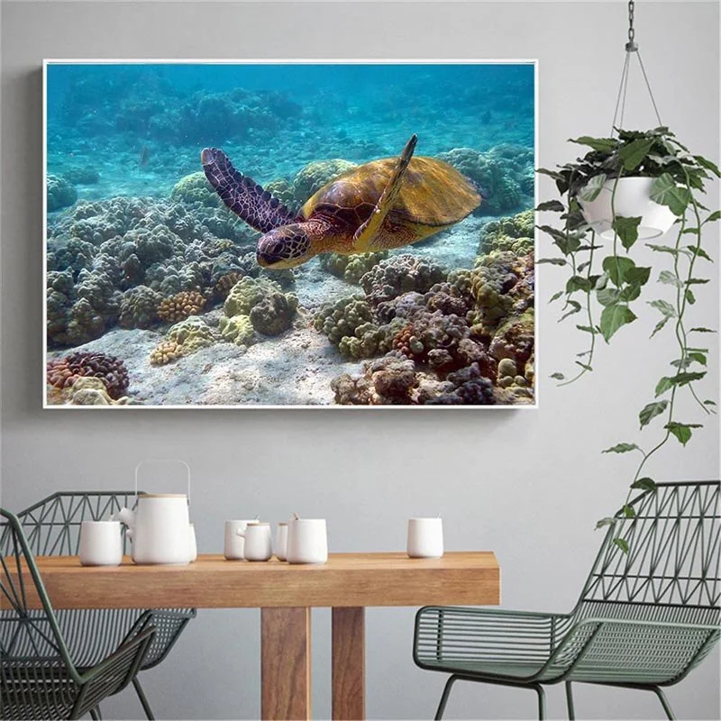 Affiche Tortue de Mer - Serenity