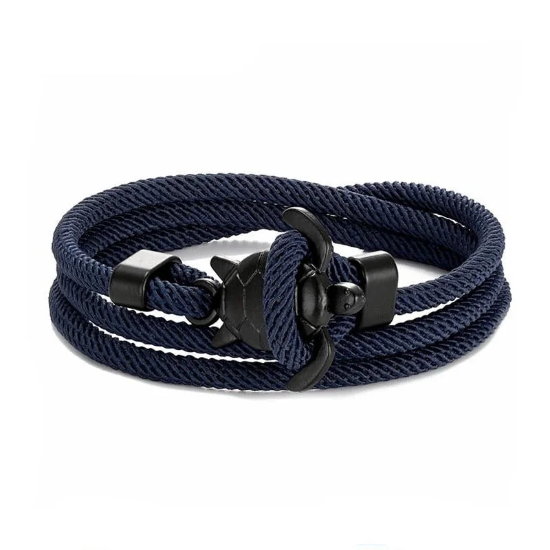 Bracelet Tortue en Cordon Tressé