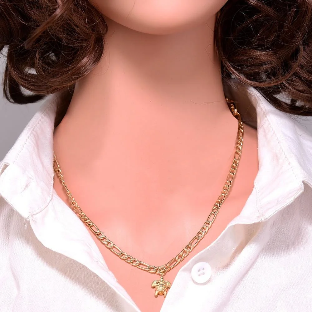 Collier Tortue Goldenlook en Détail