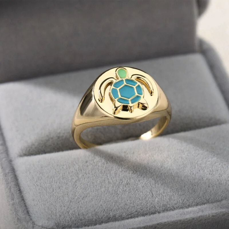 Bague Tortue - Chevalière – Image 3
