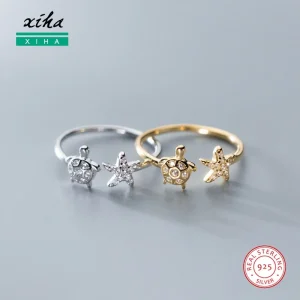 Bague Tortue - Étoile
