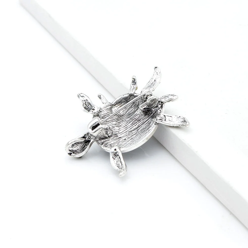 Broche Tortue - Nacre noir – Image 5