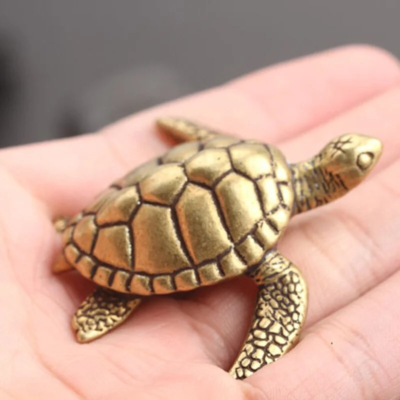 Figurine Tortue Marine (cuivre) – Image 4