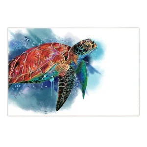 Grand Poster Tortue - Monochrome