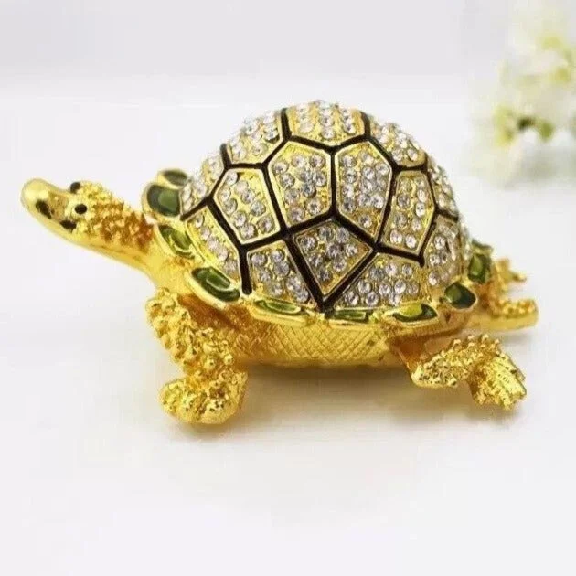 Boite à Bijoux Tortue - Strass – Image 2