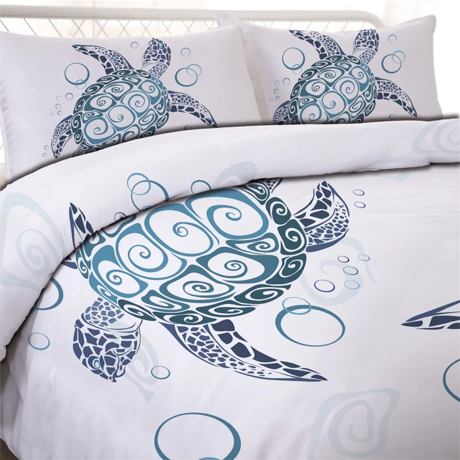 Confort de la Housse de Couette Tortue