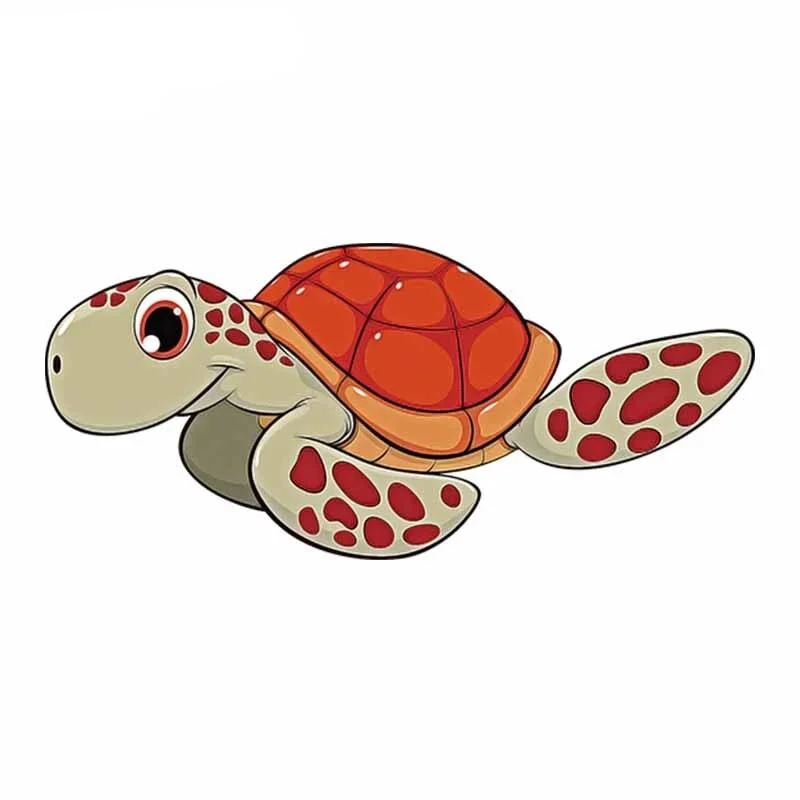 Sticker Tortue Voiture Volcano