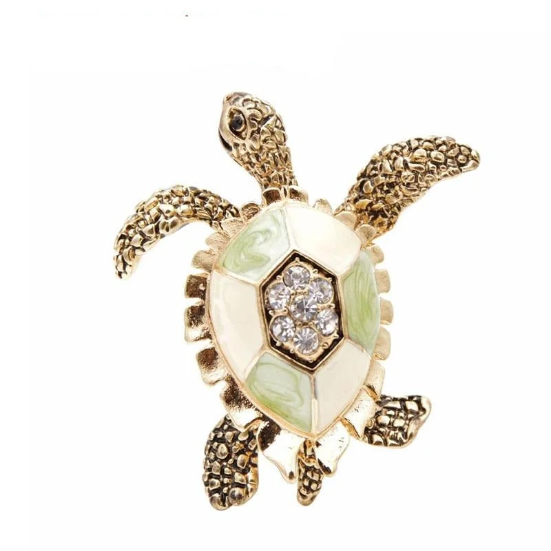 Broche Tortue Golden