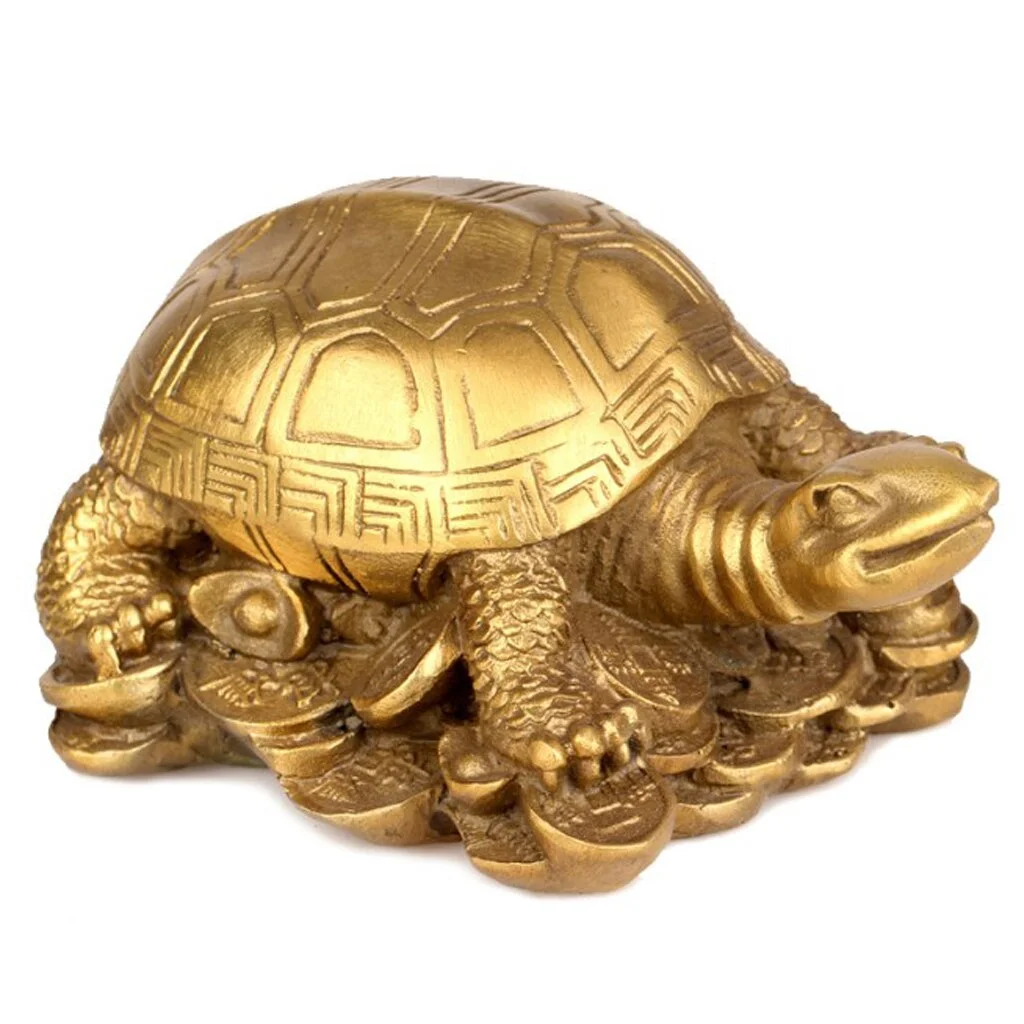 Figurine Tortue - Chinoise (Cuivre)