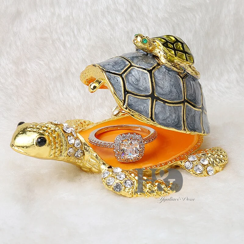 Boite à Bijoux Tortue - Gold – Image 3