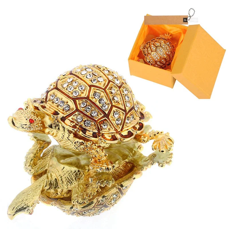 Boite à Bijoux Tortue avec Strass