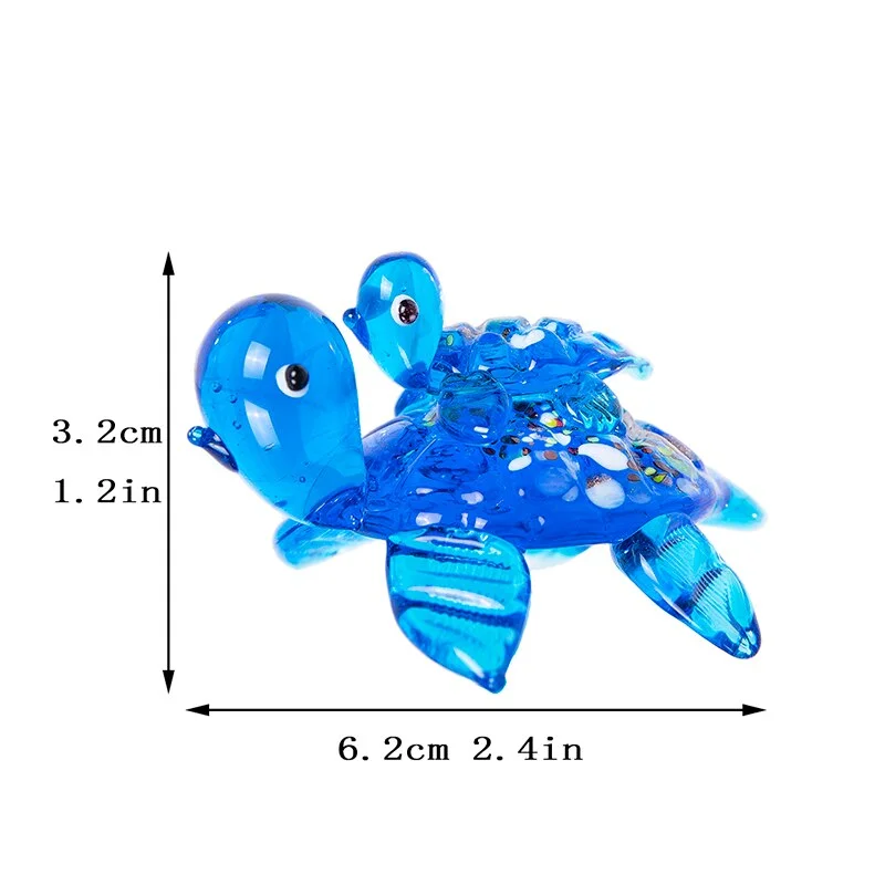 Figurine Tortue en Verre – Image 6