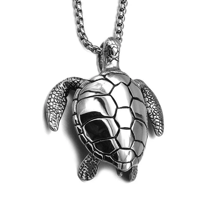 Pendentif Tortue en Platine